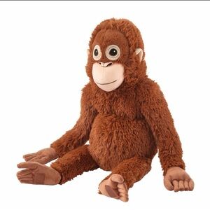 Punch! Adorable Brown Plush Monkey Toy